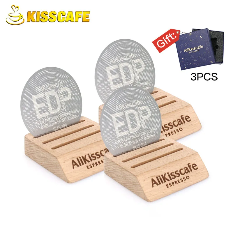 Espresso Puck Screen 0.2mm Coffee Reusable Filter 51mm 53.5mm 58.5mm With Stand For Delonghi Breville Home Accessories Barista