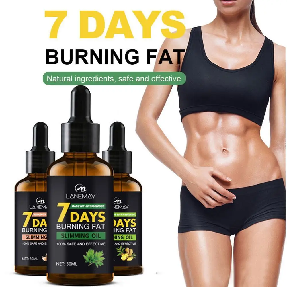 30ml 7 DAYS Weight Loss Products Slimming Massage Essential Oil Thin Leg Waist Fat Burner Burning Anti Weight Loss