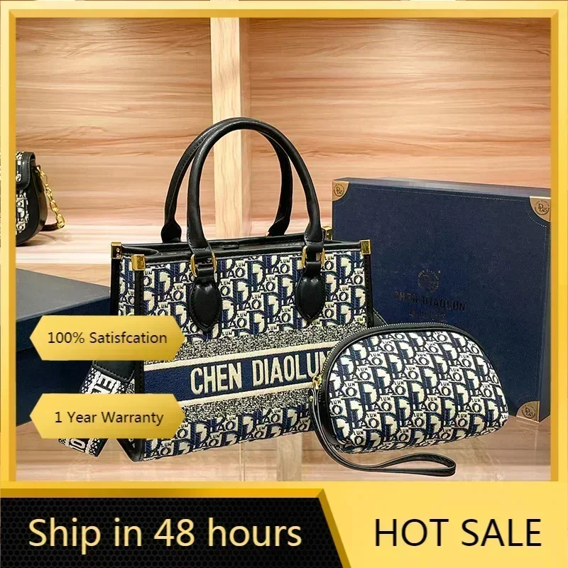 2024 New Embroidery Large Capacity Casual Totes High Quality Shoulder Messenger Bags Luxury Fashion Gg Women Purse And Handbags