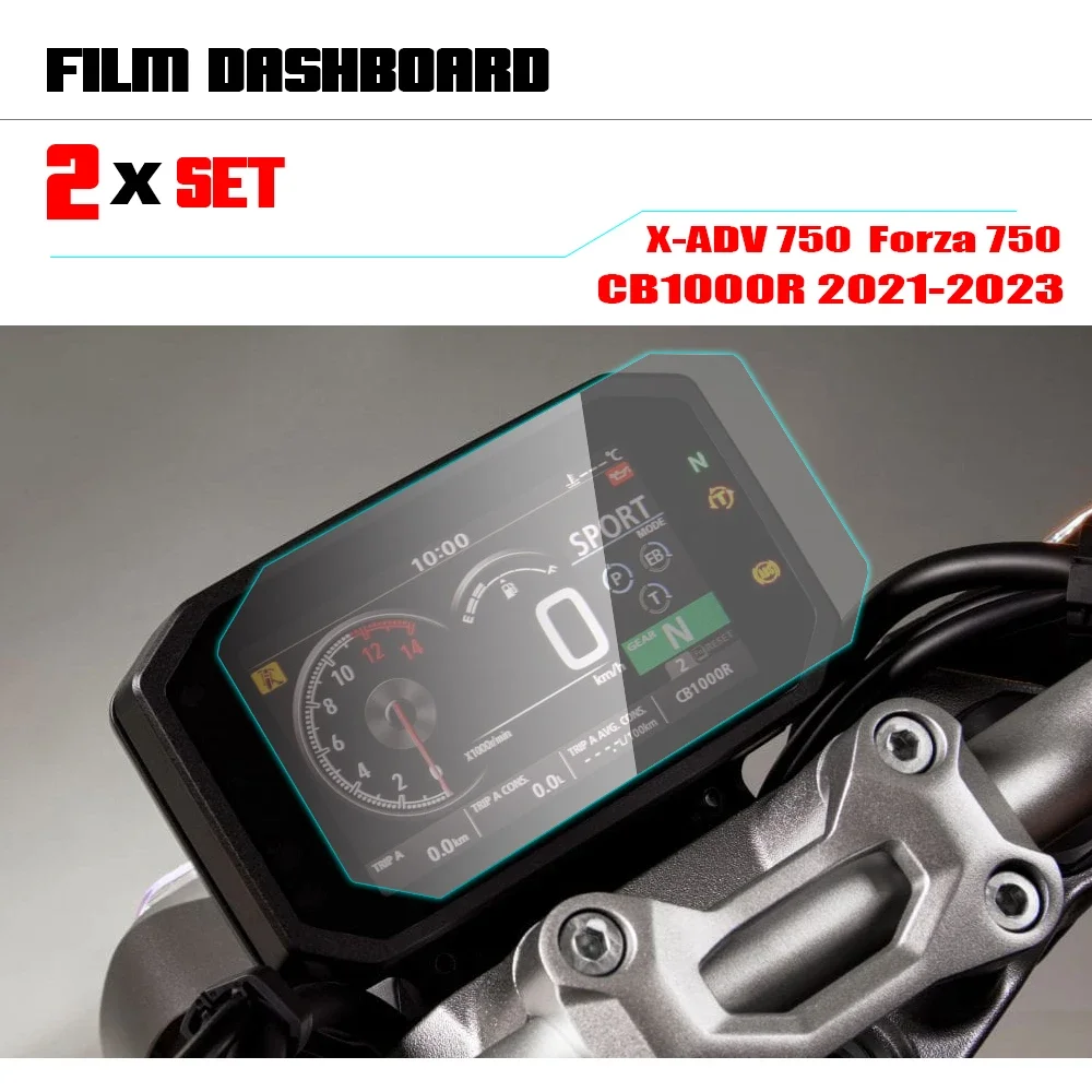 Motorcycle Accessories Scratch Cluster Screen Dashboard Protection Instrument Film For Honda X-ADV 750 CB1000R FORZA 750 2021+