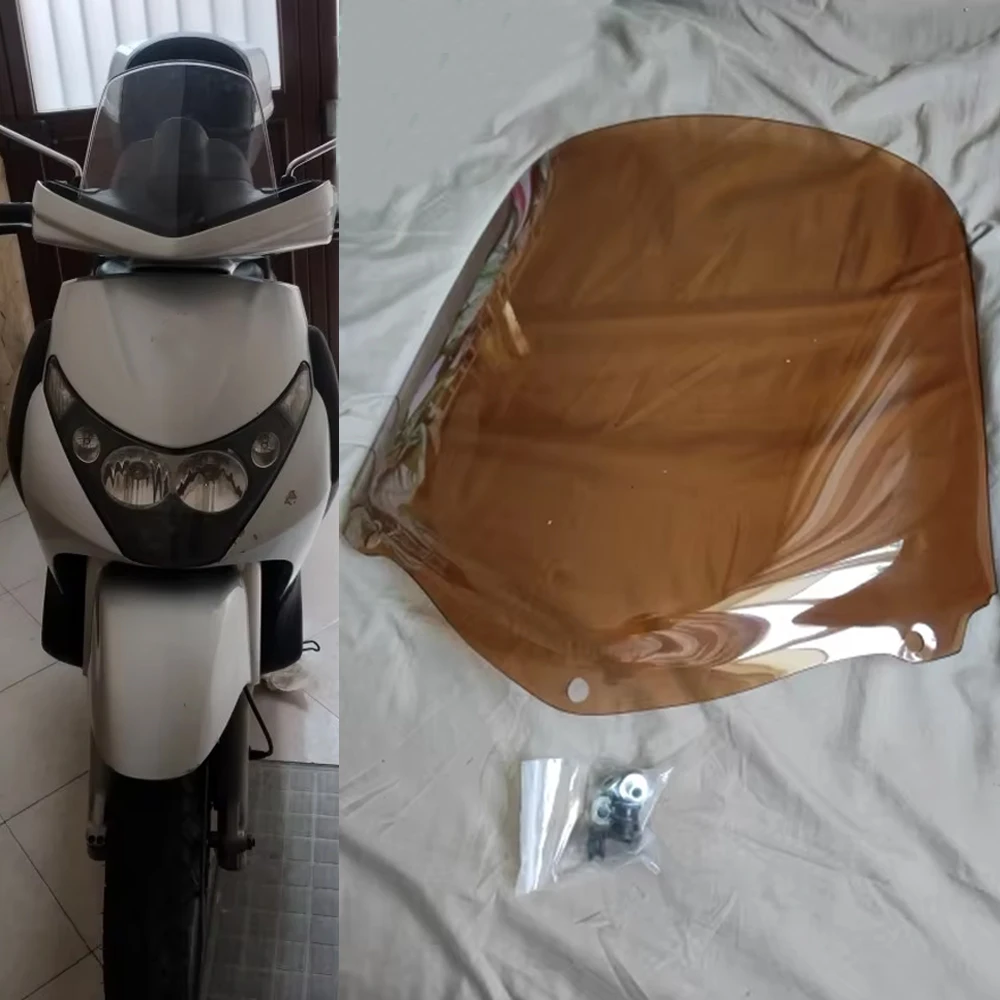 For Piaggio Beverly 200 Windscreen Windshield Front Glass Screen Fairing Protector Wind Deflectors Motorcycle Accessories Visor
