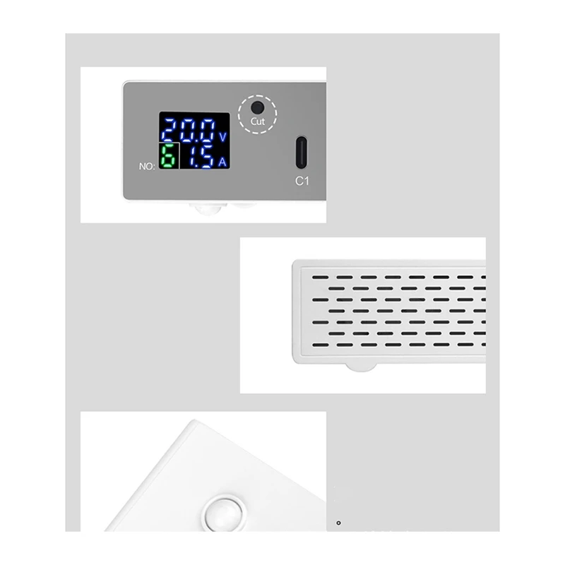 노트북용 고속 충전기 스테이션, 140W, 6 in 1 PD 충전기, 충전 3.0, USB C 타입, 30W 미국 플러그