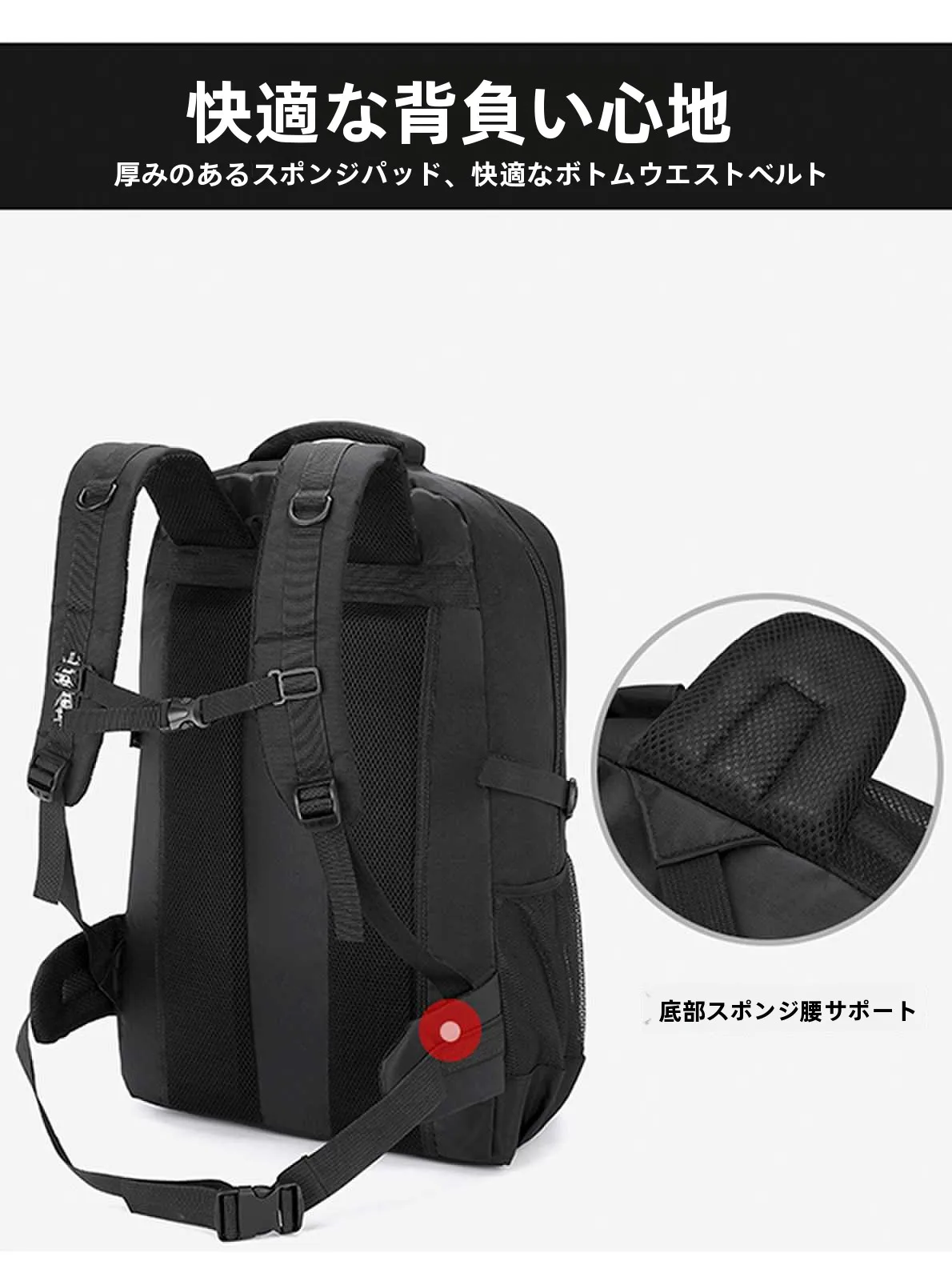 Durable Men's Backpack Ultra Large Capacity 80L Waterproof Travel Hiking Luggage Bag for Business Trip Thickened Wear-resista...