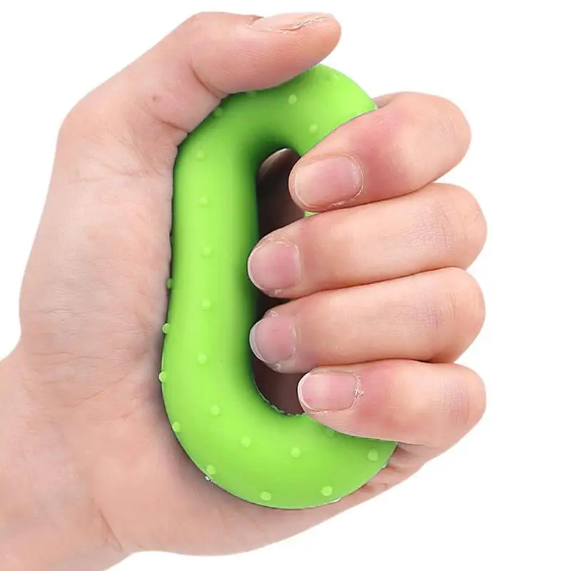 Equipo de entrenamiento de fuerza de agarre para antebrazo, estirador de dedos portátil, anillo de agarre, ejercitador de dedos para hombres y mujeres