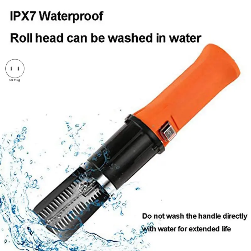 AC62-2X Electric Fish Scaler,Cordless Fish Scaler Scale Scraper Remover Cleaner Skinner Kit With Rechargeable Battery US Plug
