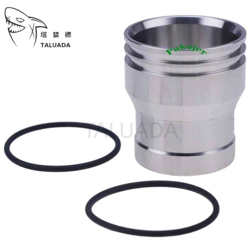 6PCS 227-2911 Injector Sleeve with O-Ring For Excavator 322C 325C 3126 3126E 3126B Engine C15 C7 Loader 953C 963C