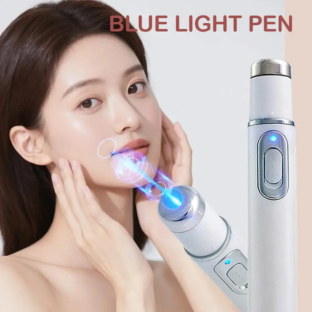 Blue Light Vibrating Eye Massager-Non-Invasive Reduce Bags Brighten Dark Circles Smooth Fine Lines Facial Care Tool
