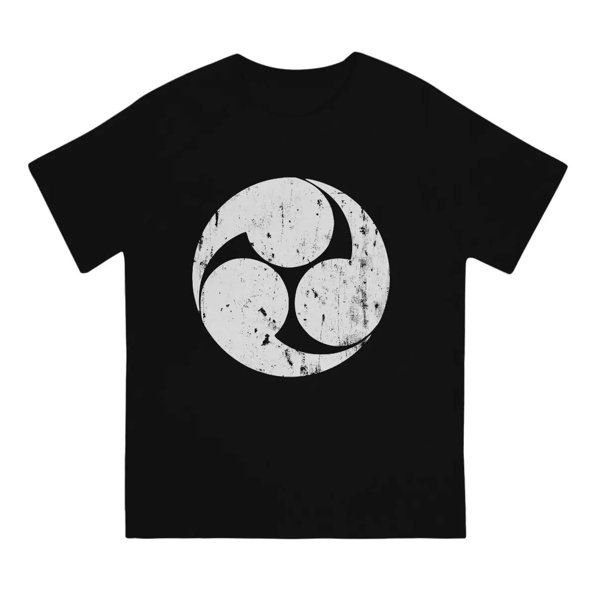 Samurai Kobayakawa Men TShirt Japanese Clan Crest Logo O Neck Short Sleeve Fabric T Shirt Humor Top Quality Gift Idea