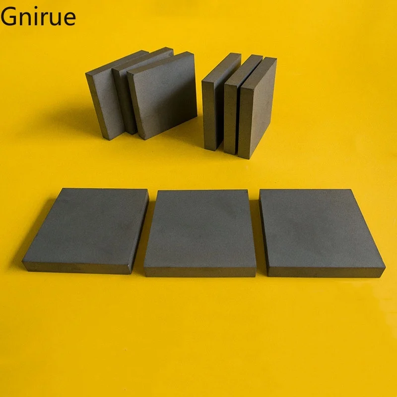 Gnirue 50mmx50mm B4C Boron Carbide Plate/sheet/block  High Temperature Resistant/Wear-resistant Material