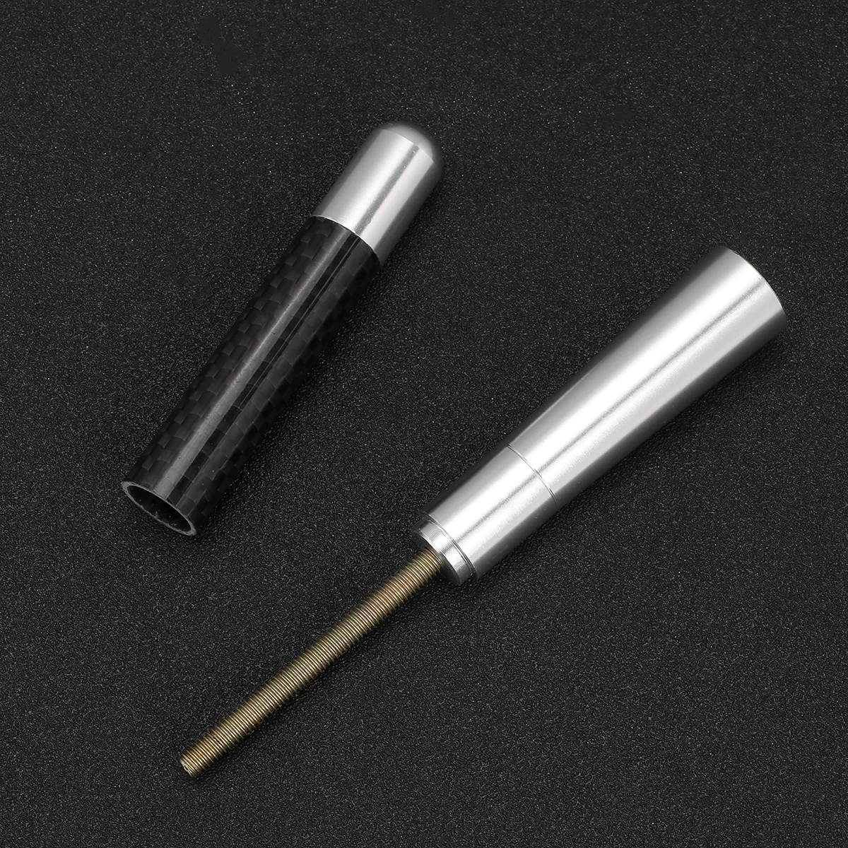 

12 Cm Decoration Roof Antenna Car Off-Road Vehicle Aluminum Alloy Silver Modified