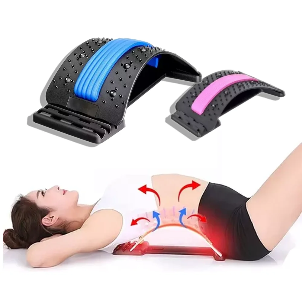 Camilla de espalda magnetoterapia masajeador ajustable de varios niveles cintura cuello Fitness Lumbar soporte de columna Cervical alivio del dolor 1 Uds