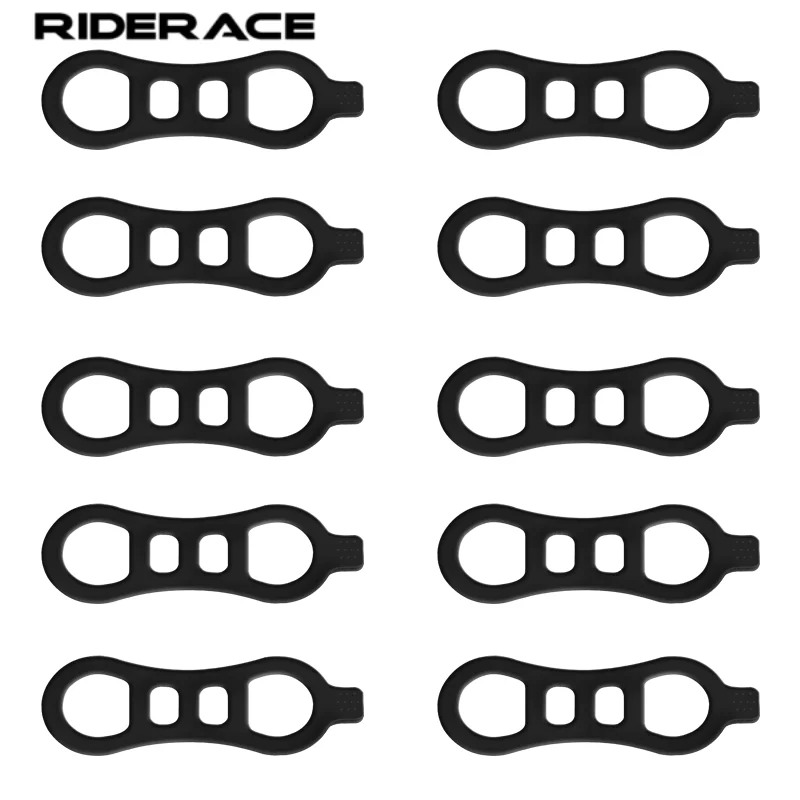 Bicycle Front Light Torch Fixing Band 10Pcs Bungee Stretch Rubber Straps Bike Light Torch Holder Cycling Handlebar Light Strap