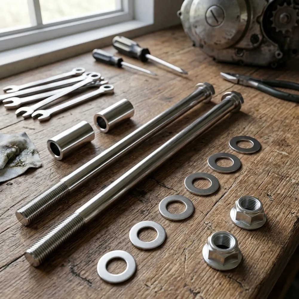 12mm Diameter Axle 270mm Front Axle For Smoother Riding Experience Kit For Mini Bike Repair Bicycle Repair Tool