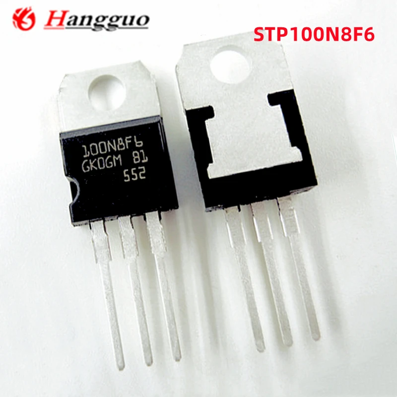 50Pcs Original STP100N8F6 100N8F6 TO-220 MOSFET 100A 80V  Best in Quality