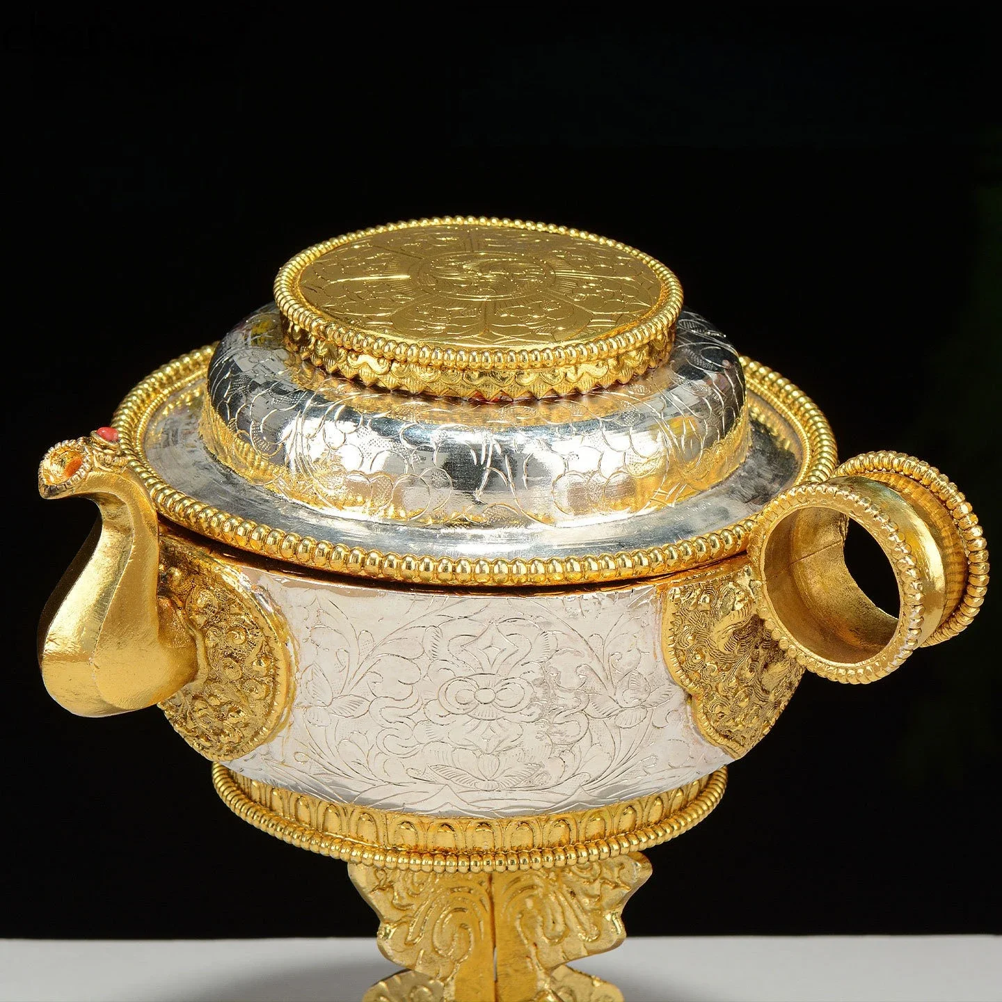 

amphibious offering plate handmade water bowl seven offering plate water god of wealth water offering cup