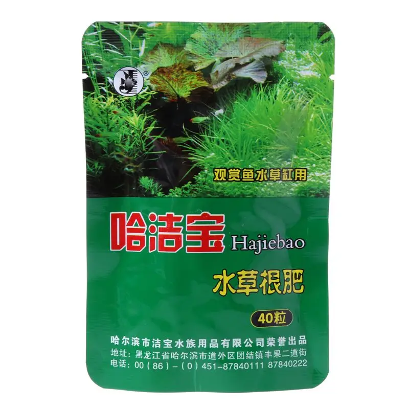 40 Count Root Tabs Aquarium Plant Fertilizer Capsules Safe Non Toxic Suitable for Aquatic Plants Green Plants & Flowers