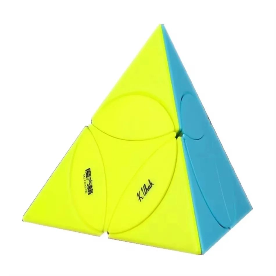 Pyramide Cube QiYi QiMing pyramide 2X2 3x3 Cube magique QiMing S2 QIYI professionnel Cubo Magico enfant jouets Cube de vitesse Puzzle jouet