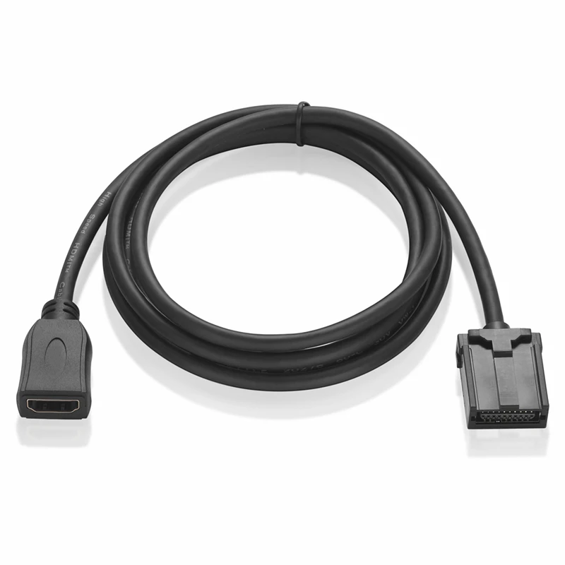 Kabel HDMI typu E do A o długości 1,5 m, odporny na uderzenia, samochodowy kabel wideo i audio 4K 1080p HD do multimedialnego deski rozdzielczej samochodu — zdjęcie produktu 3