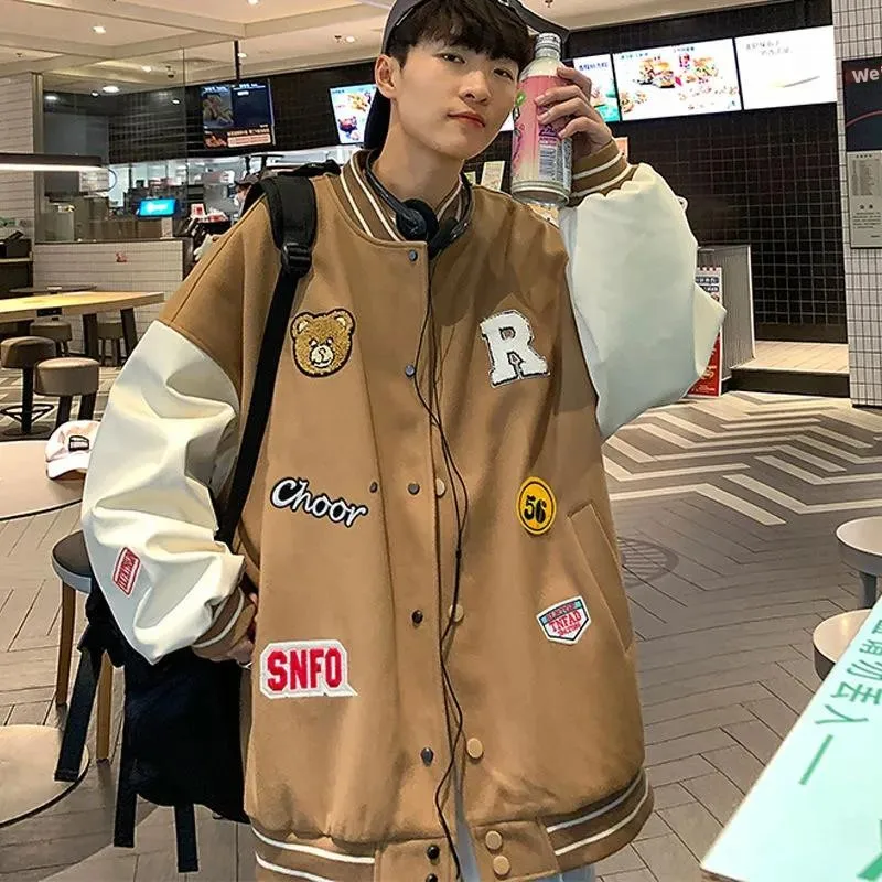 

Осенняя мужская куртка-бомбер большого размера (300 пу), в стиле Hong Kong Sle, свободного кроя, модная, дышащая, удлиненная, для повседневной носки.