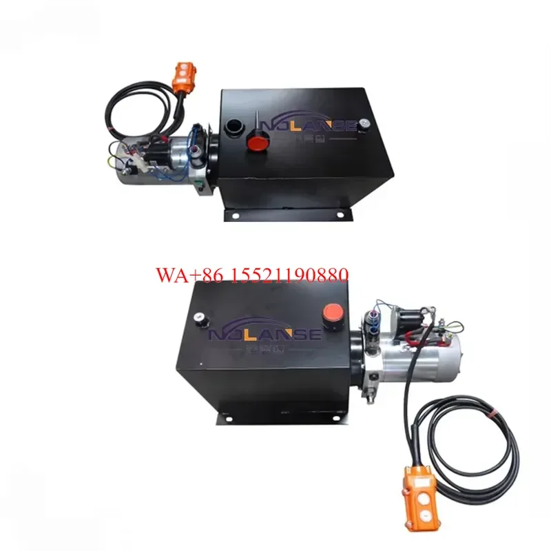 WMWMNU New Portable 12V 24V 48V DC Hydraulic Power Unit Pump with Remote Control for Nolanse