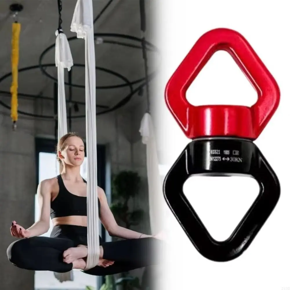 Spinner 360° Rotation 30kN Swivel Carabiner Heavy-Duty Anti-Tangles Rotating Carabiner Universal Swivel Connector Lyra Hoop view 3