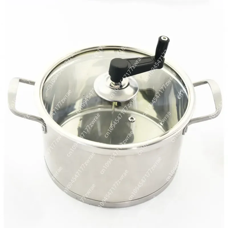 Multifunctional Stainless Steel Popcorn Popper Pot