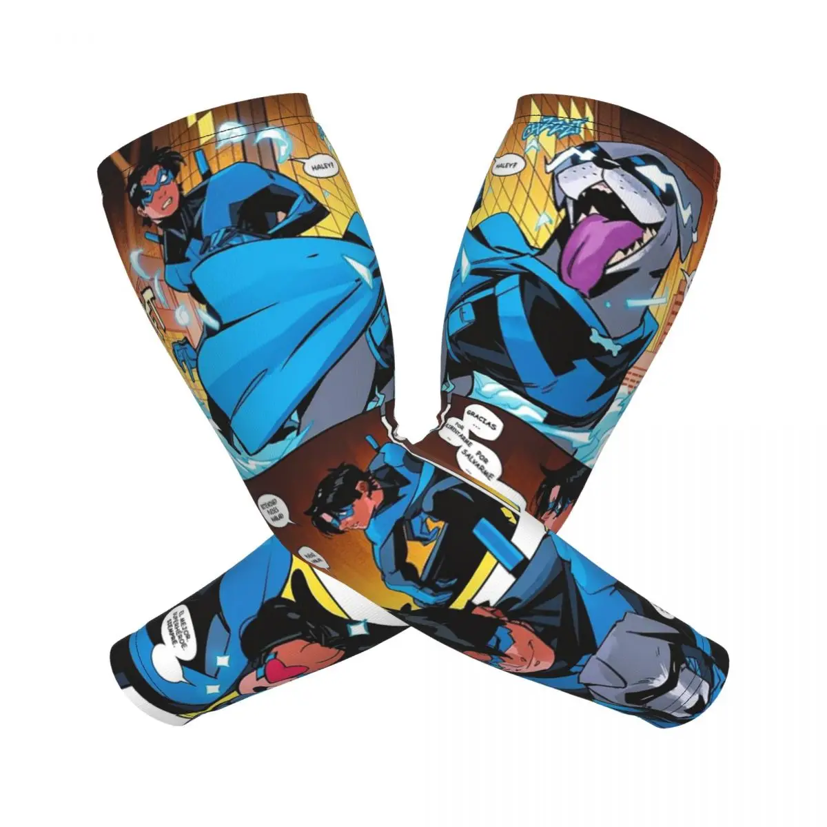 

Рукава Nightwing и Bitewing для мужчин и женщин, защита от солнца и ультрафиолета, накидка для татуировок, спортивное охлаждение, езда на велосипеде