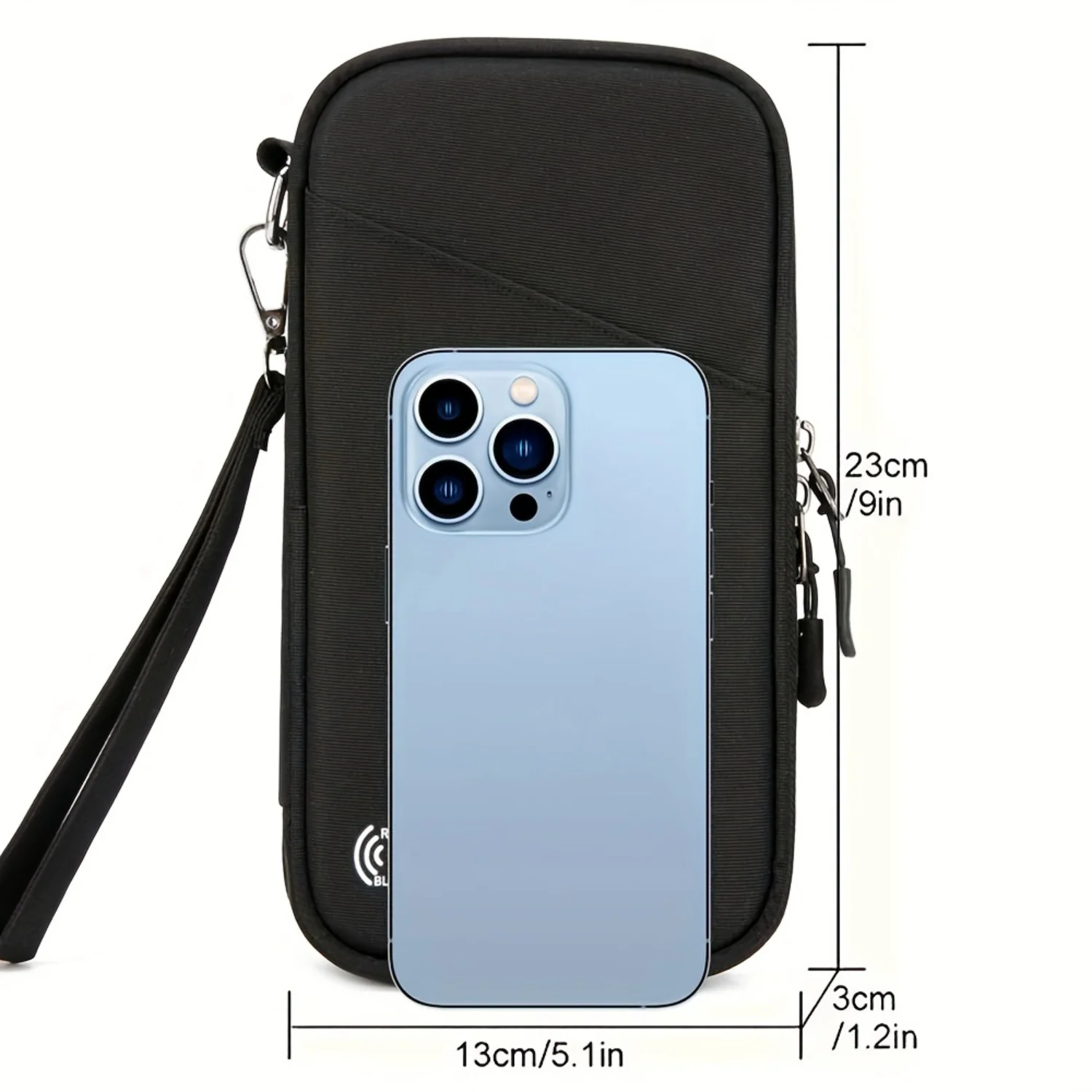 Waterproof Travel Passport Wallet - RFID Blocking Document Organizer for Women and Men, Multiple Pockets, Passport Holder