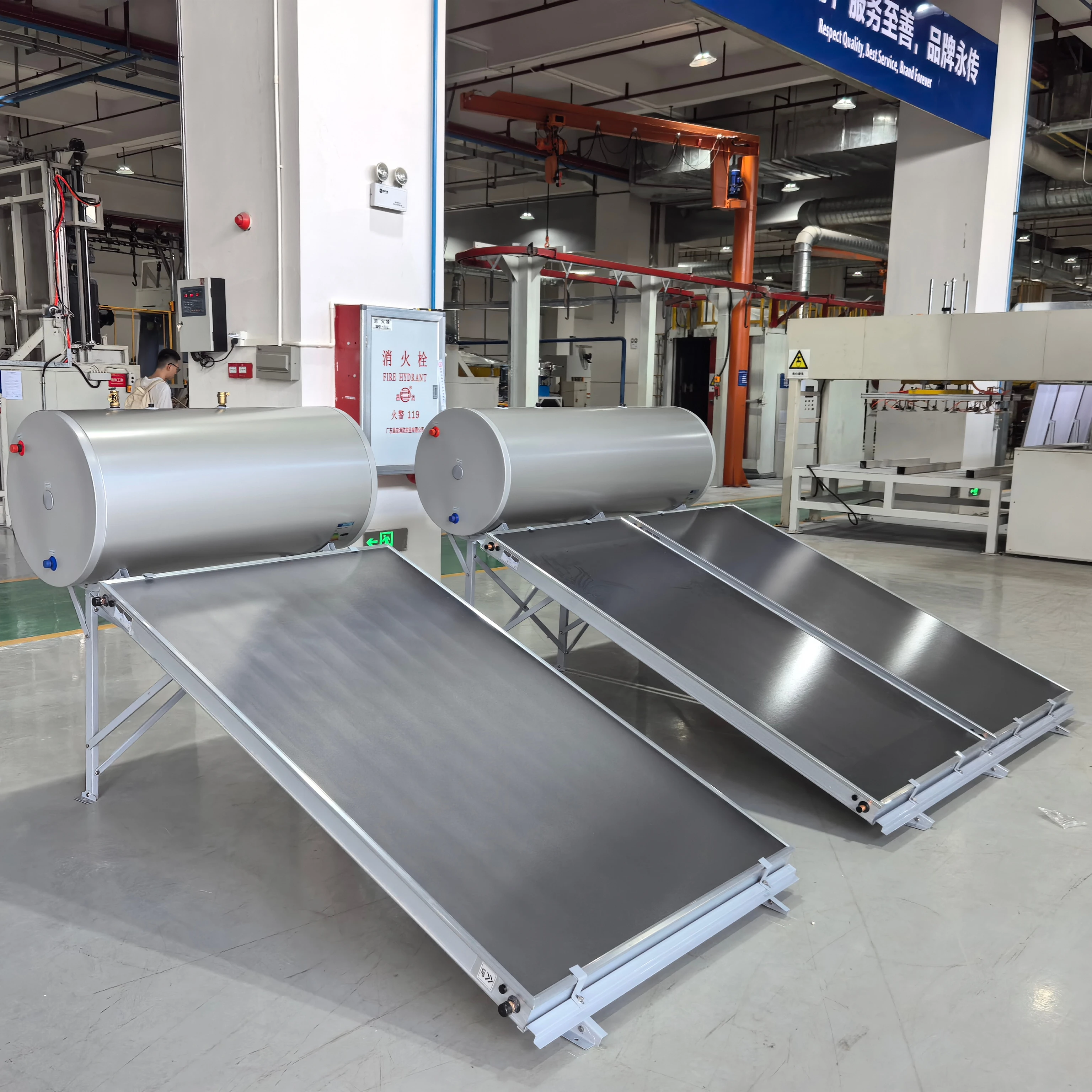 5 Years Warranty Electric Power Source for Hotels Hot Sale 200L Outdoor Solar Water Heater Durable & Corrosion-Resistant Boiler