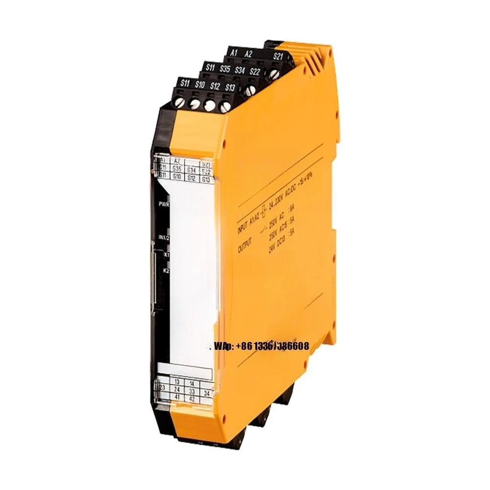 Electronic Safety Relay Two Channel 24V~230VAC/DC 3NO+1NC UL CUL TUV Certified