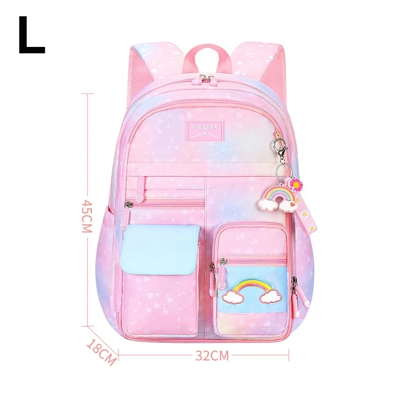 Cute Girls School Bags Children Primary School Backpack Satchel Kids Schoolbag Princess Schoolbag Mochila Infantil 2 Szies