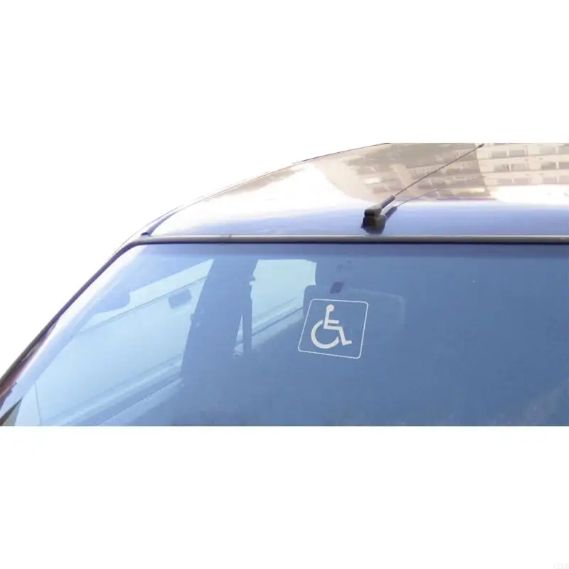 41XB Handicap Parking Disabled Sticker Decal 3''/4'' Outdoor/Indoor Use, Adhesive Decals for Car Motorcycles