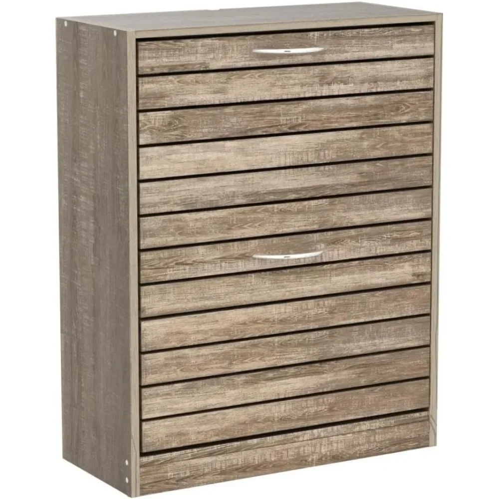 % un armario de rangement pour chaussures con 2 pivots a rabat, entrada,