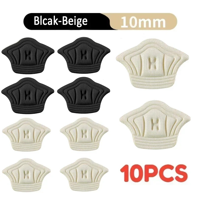 5Pairs Inlegzolen Voor Schoenen Patch Hak Pads Voor Sportschoenen Maat Verstelbaar Voeten Pad Binnenzool Hak Protector Terug Sticker schoen Pad