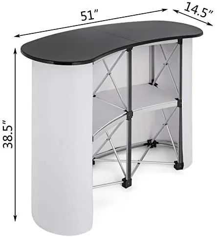 Promotion counter Portable Pop Up Counter Podium Stand Promotion table Trade shows supplies displays