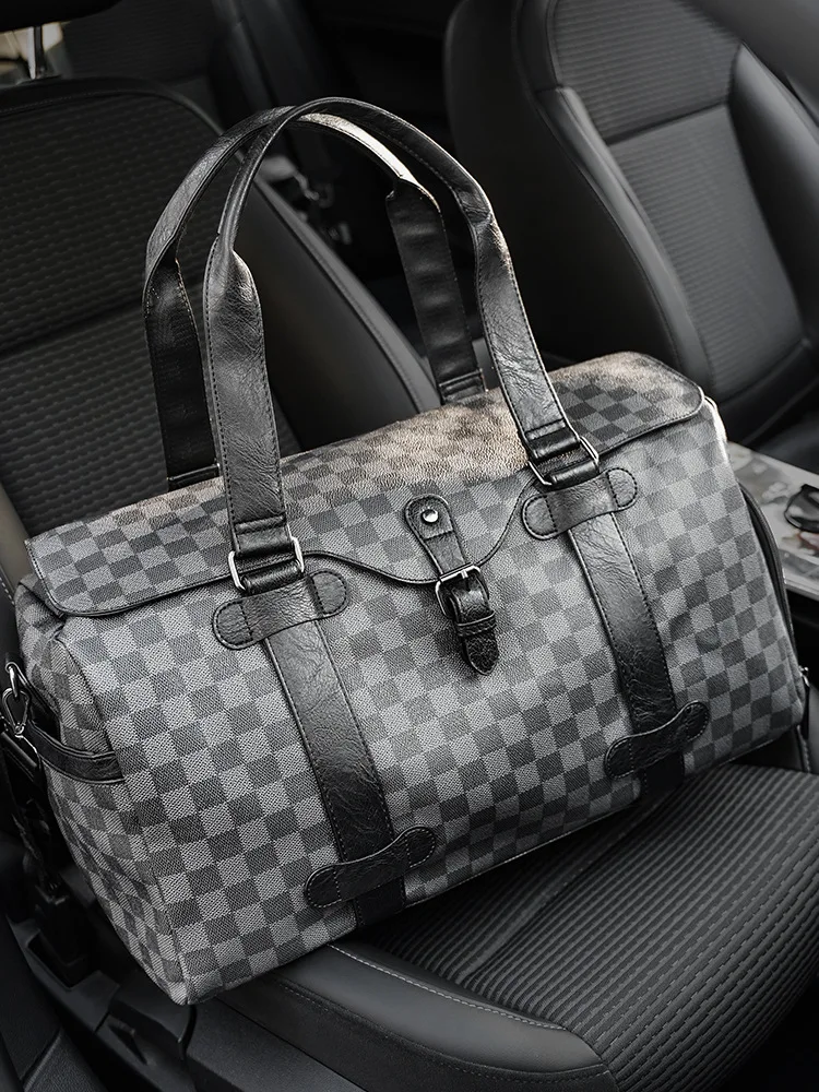 

Independent Shoe Pouch Trendy Men's Fashion Men's Handbag Large Capacity Short-Distance Luggage Bag Dry Wet Separation Gym Bag