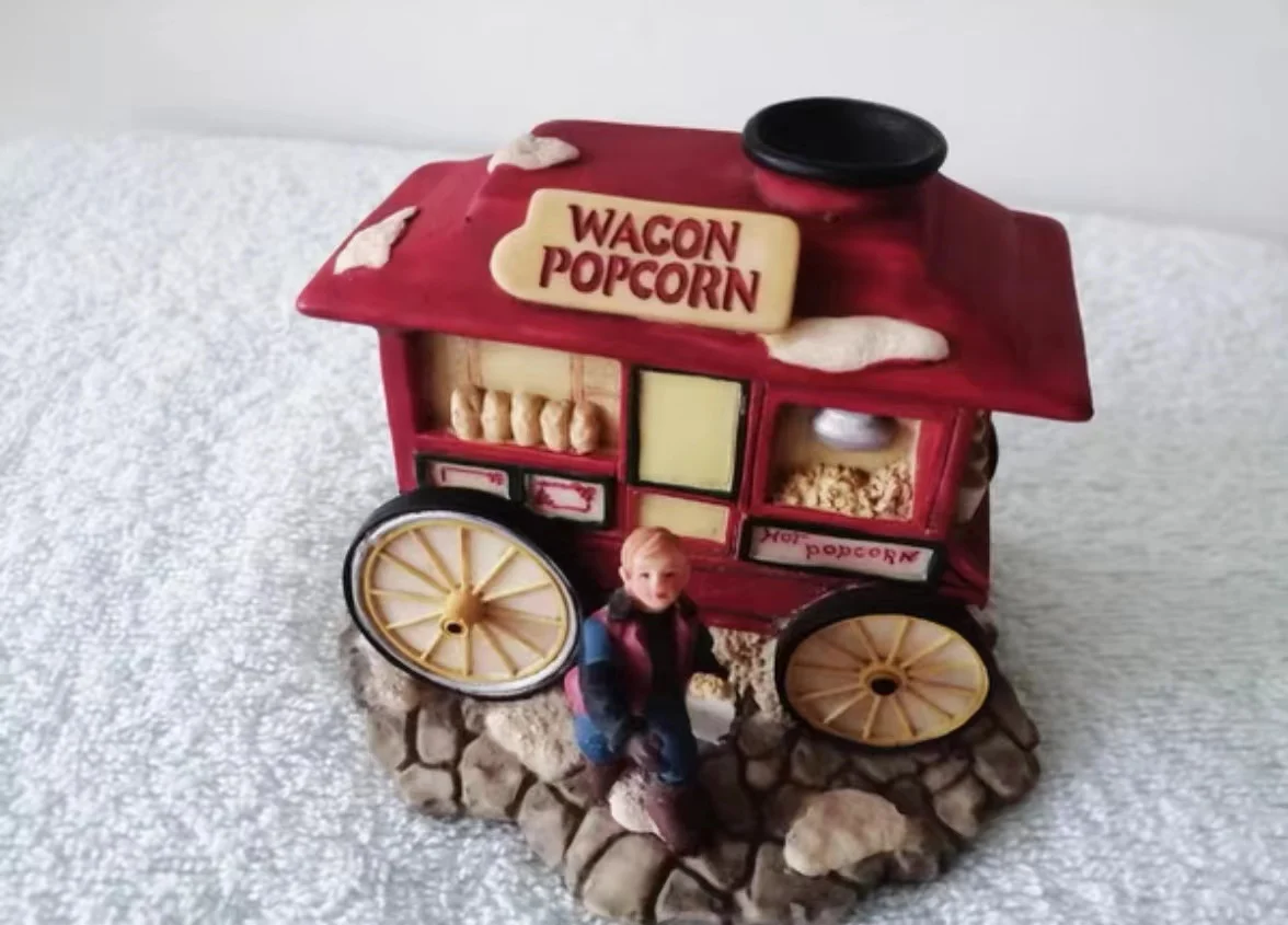 Figura de resina mental psicológica mesa de arena caja de juego terapia de cancha wacon palomitas de maíz