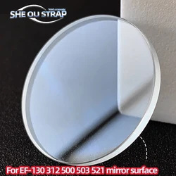 Glass Watch Face Accessories For Casio EDIFICE EF-130 EF-312 EF-500 EF-503 EF-521 Mirror Surface Mineral Glass  Anticollision