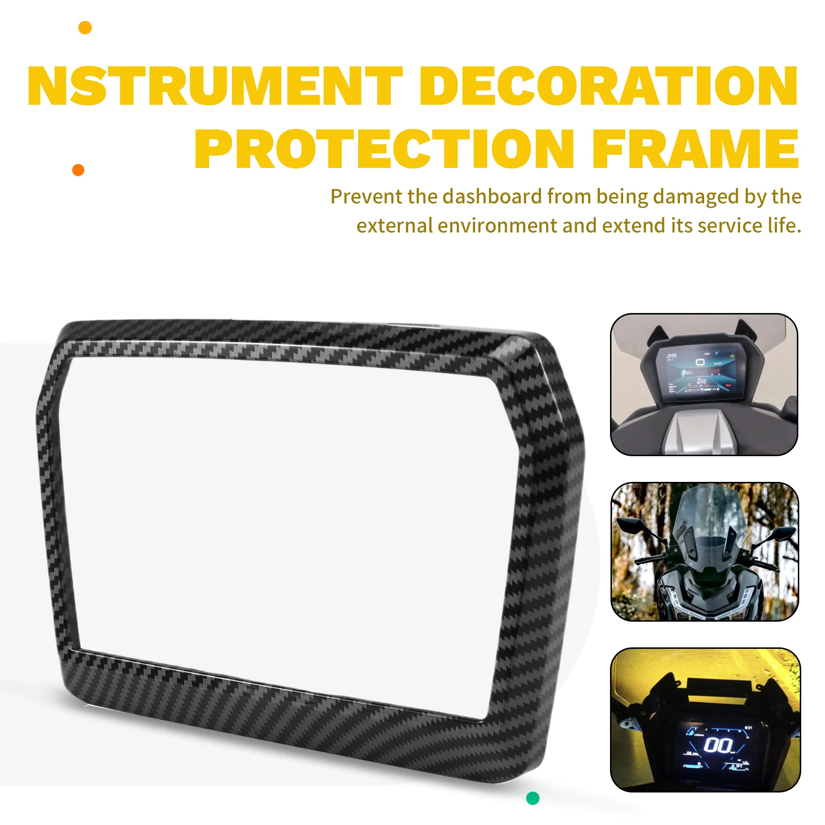 

Motorcycle Instrument Cover Motorcycle Scratch Cluster Protection Instrument Cover For VOGE SR250GT Motorcycle Accessories
