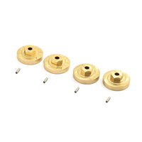 4Pcs Brass Heavy Duty Wheel Hub Combiner for Xiaomi Jimny Xmykc01Cm 1/16 Rc Car Upgrade Parts Accessories