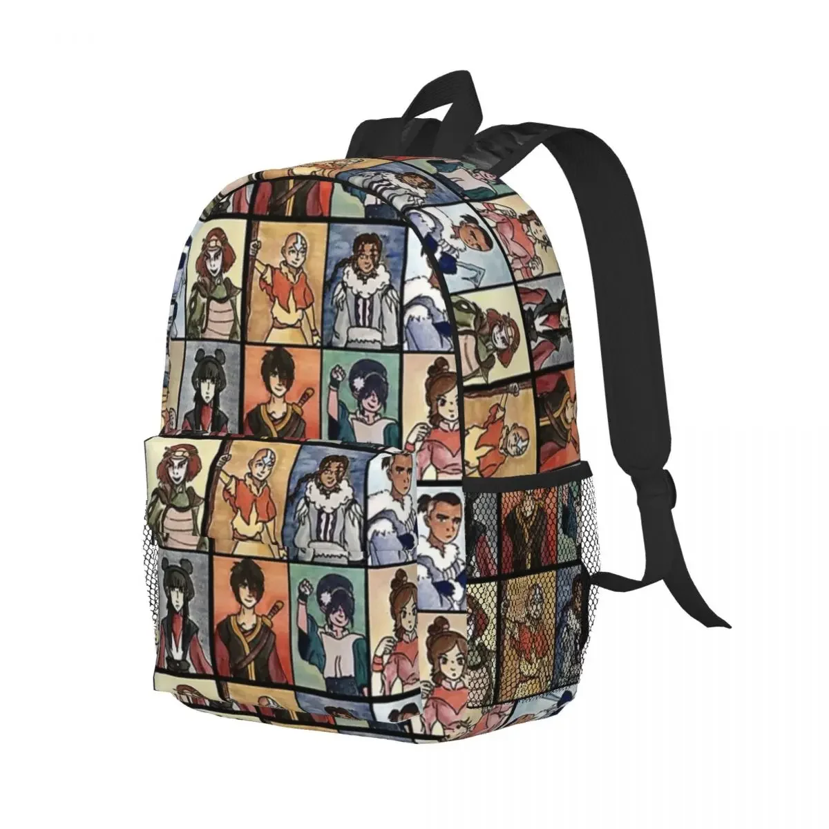 Ostatni zespół Paintbender Avatar Ultimate plecaki Bookbag Bookbag chłopcy uczniowie torby szkolne plecak podróżny torba na ramię