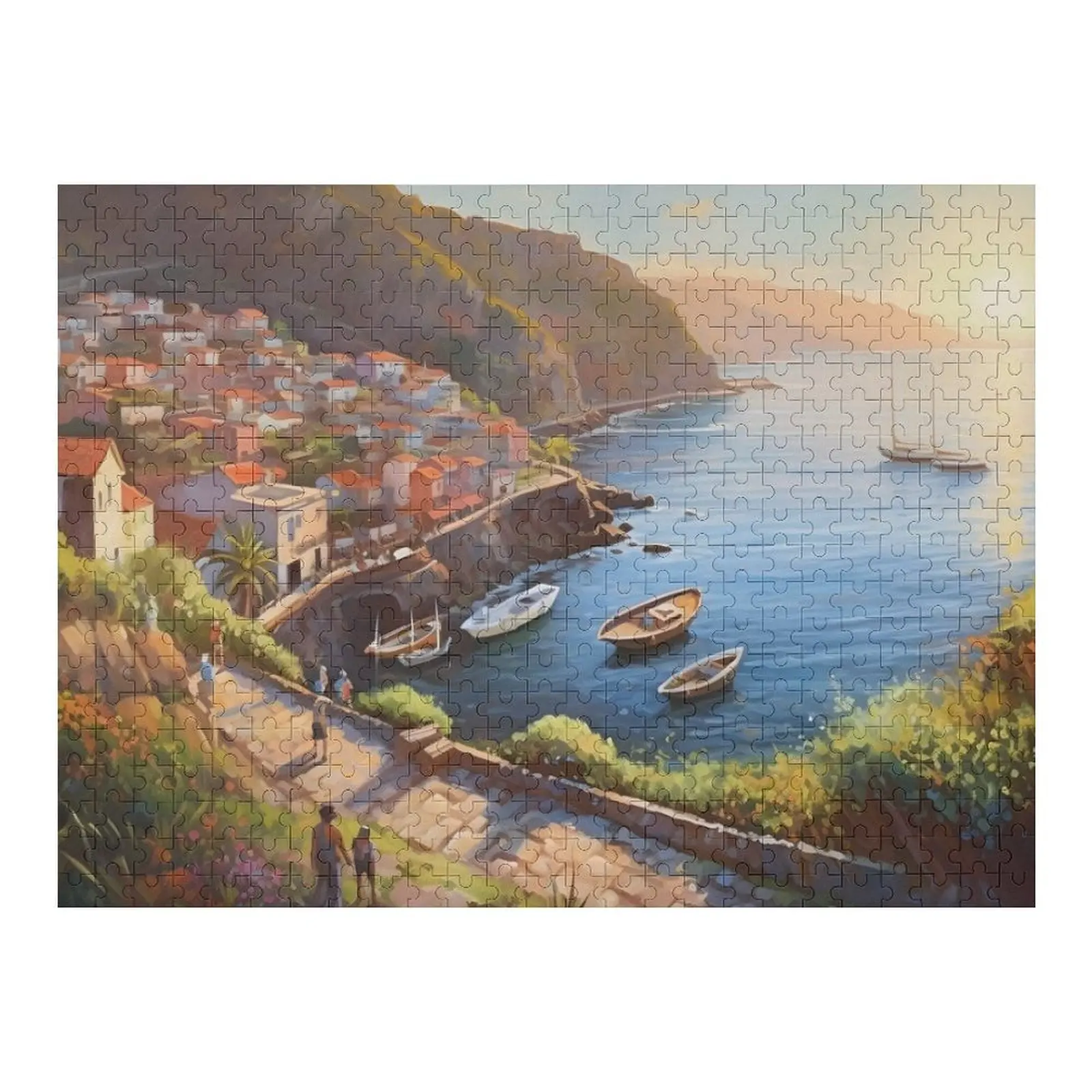 

Sunset in Madeira Jigsaw Puzzle Baby Wooden Custom Photo Animal Puzzle