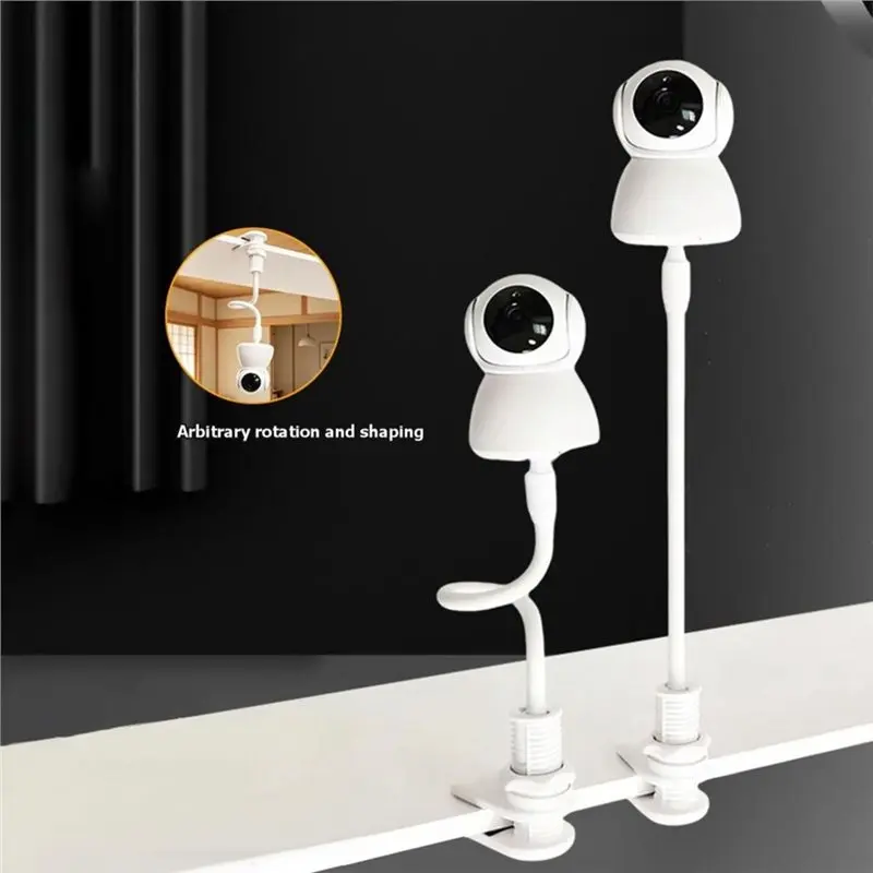 B50B-Flexible Portable Camera Clamp Mount Baby Monitor Stand Holder For Baby Monitor For Crib Webcam