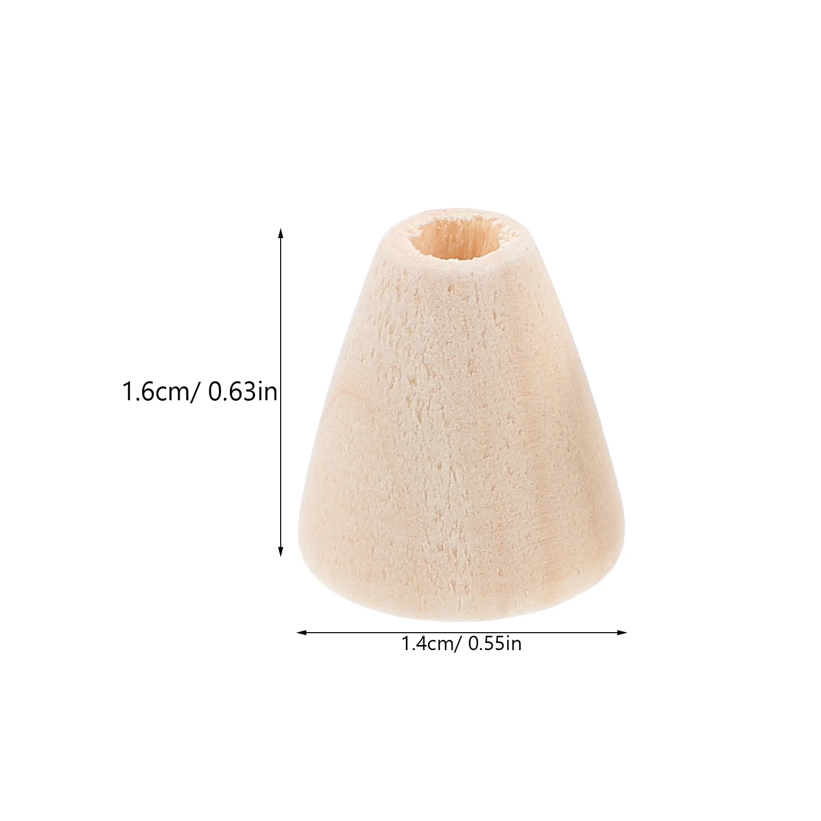 100 Stuks Houten Voor Kinderen Diy Craft Kit Kegelvorm Kralen Armband Maken Benodigdheden Rijgen Montessori Leermiddelen Kralen Voor