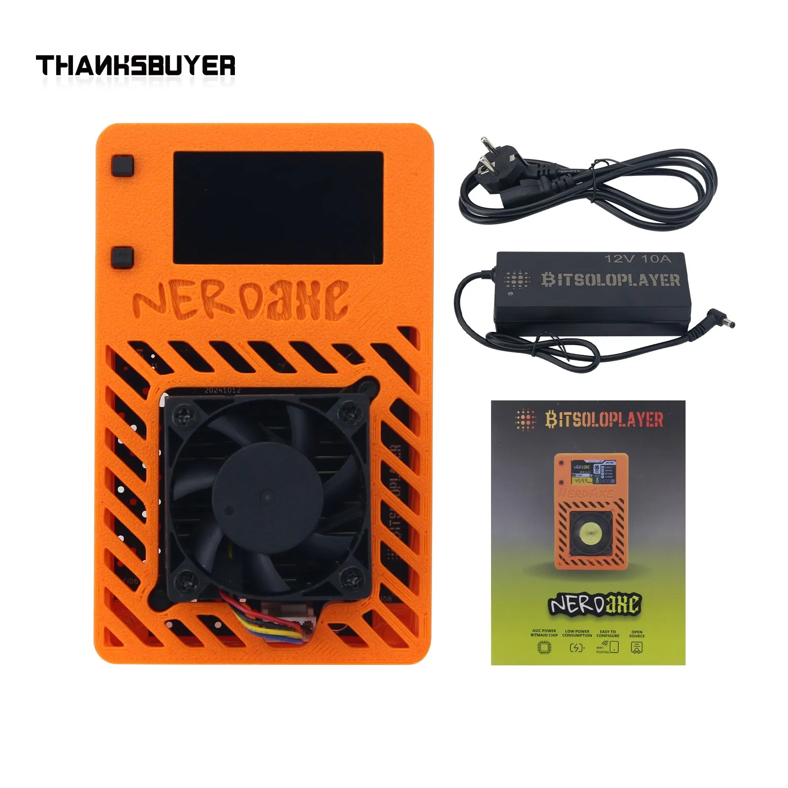 

NerdAxe Ultra 500Gh/s Solo Bitcoin Miner Bitcoin Lottery Miner BTC Miner with BM1366 Chip