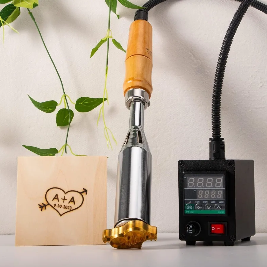 

STAMTECH Electric Branding Iron for Wood - Durable Custom Metal Branding Iron Leather Stamps Wedding Stamps Personalized Brandi