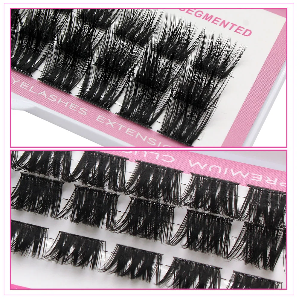 Loose segmented false eyelashes DIY natural independent eyelashes makeup tools soft natural mink fluffy soft false eyelashes