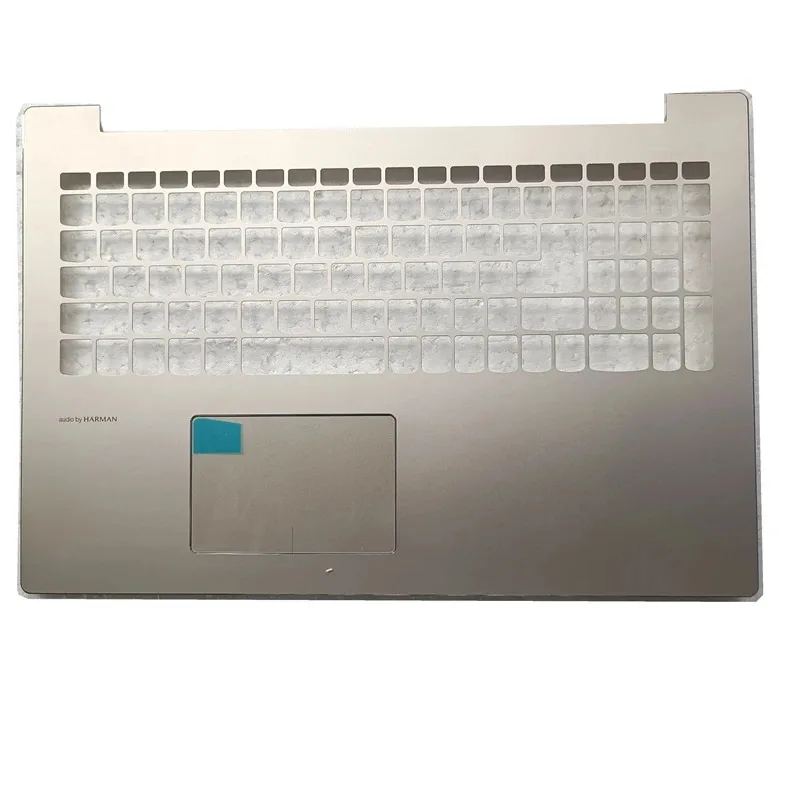 

Новый оригинал для Lenovo ideapad 520-15 IKB, верхний чехол для ноутбука, верхняя крышка, упор для рук, рамка для клавиатуры, сенсорная панель, устройство чтения отпечатков пальцев, серый, золотой