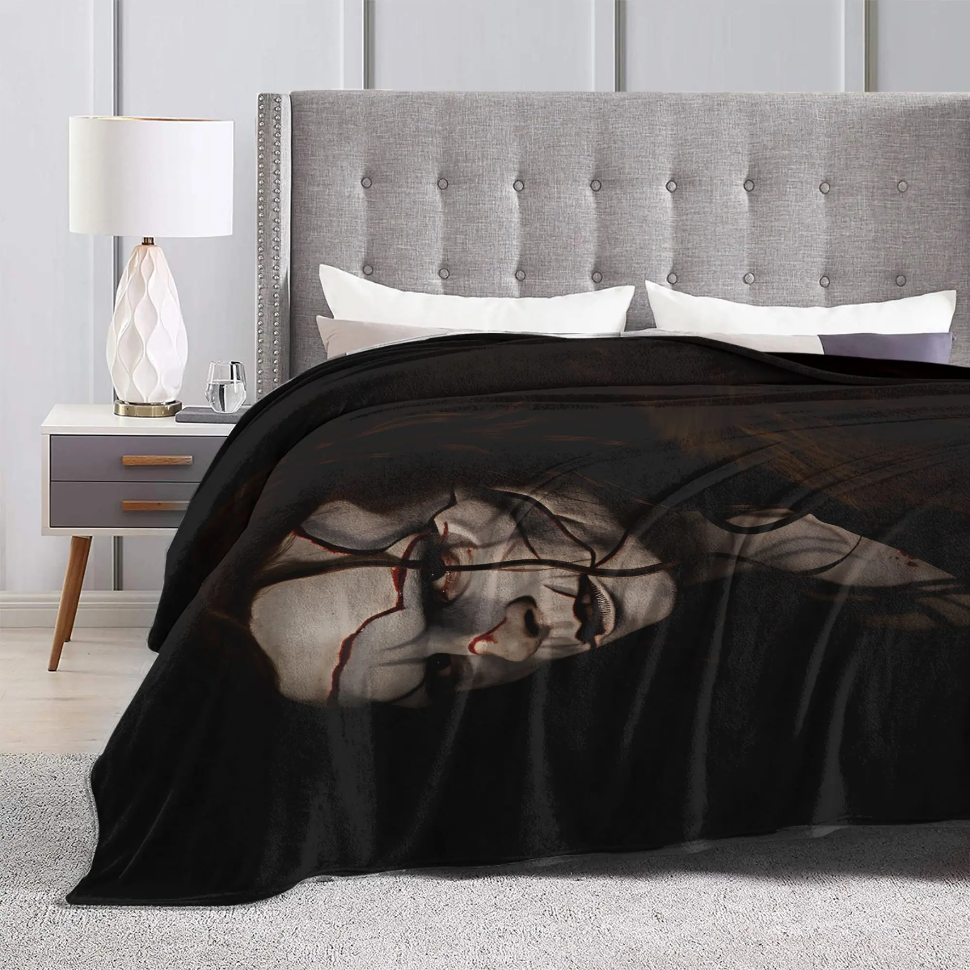 بطانيات فرانكنشتاين مونستر الفانيلا فائقة النعومة لغرفة النوم والسفر مطبوعة غطاء سرير للأريكة #3