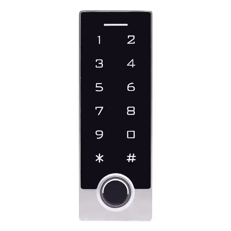 

Metal Standalone Fingerprint Keypad Access Control Waterproof IP66 10000 Card Users / 200 Finger Used For Door Lock Gate Opener